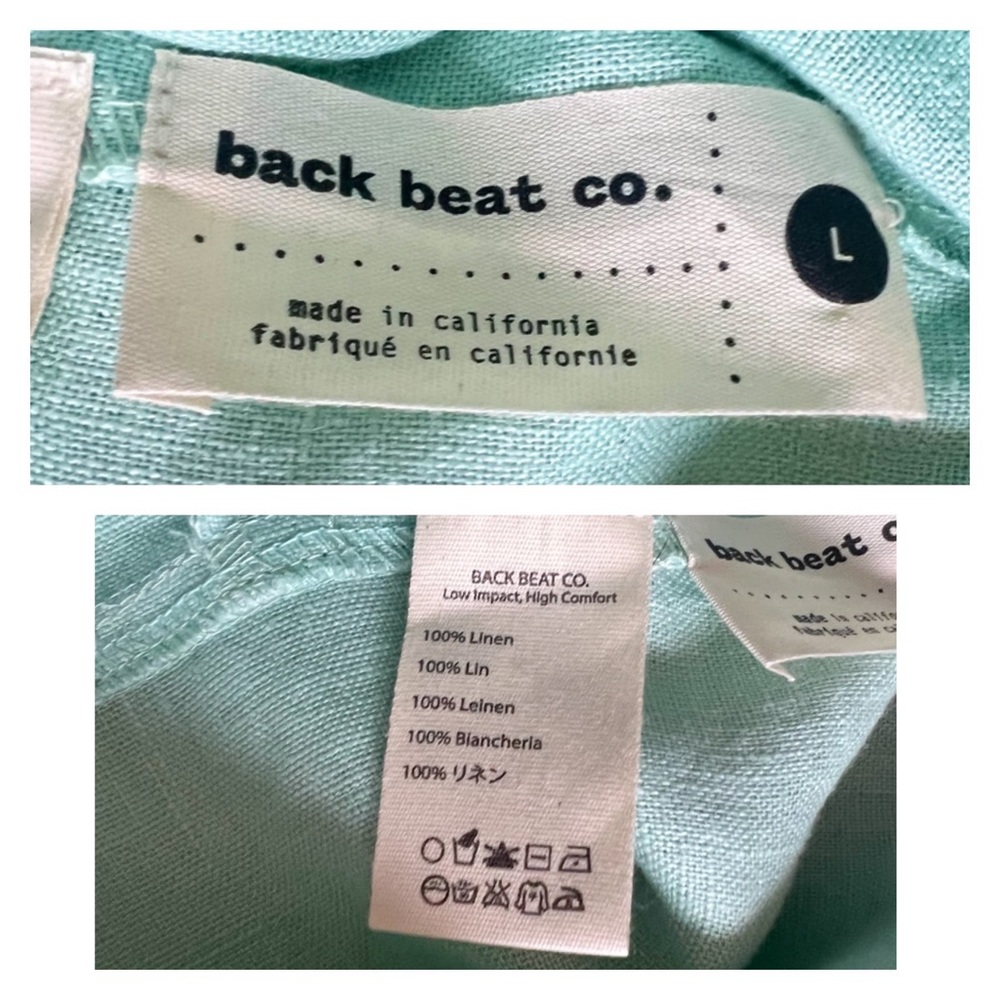 New! Back Beat Co. “Brooklyn” Reversible Linen Jumpsuit - Picture 11 of 11